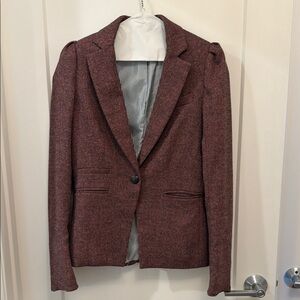 Women's Burgundy Blazer
